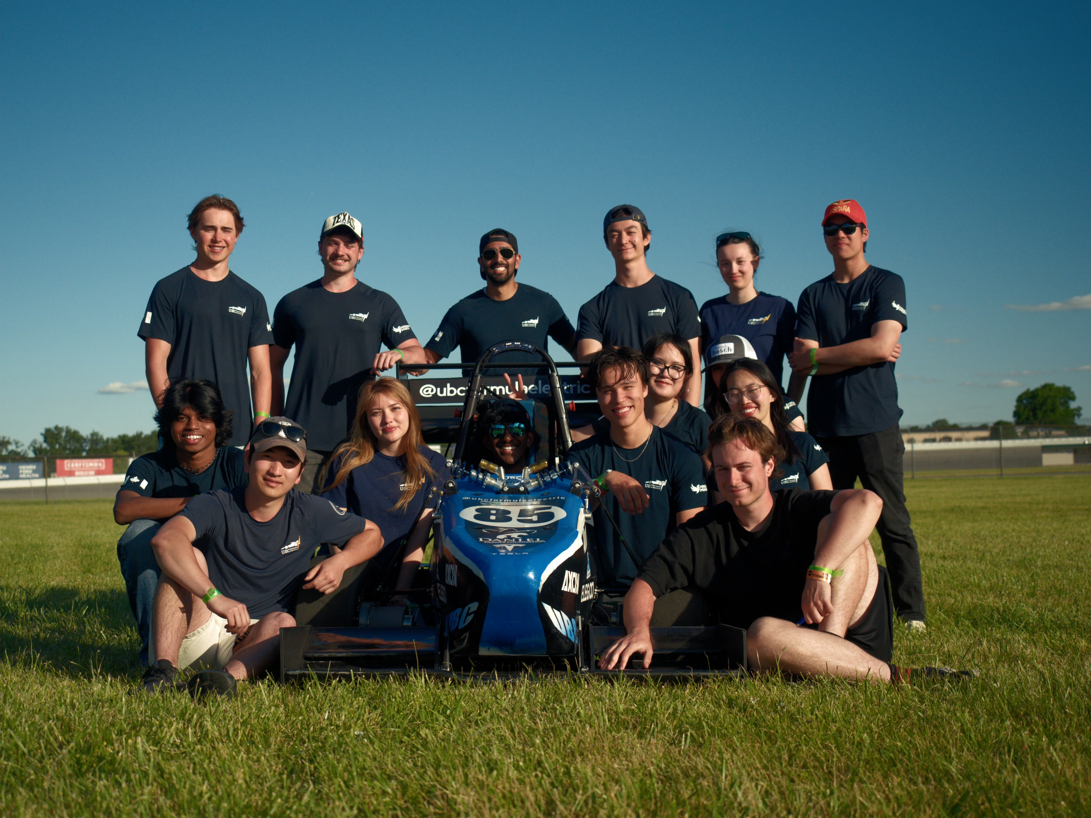 Mech team picture at competition