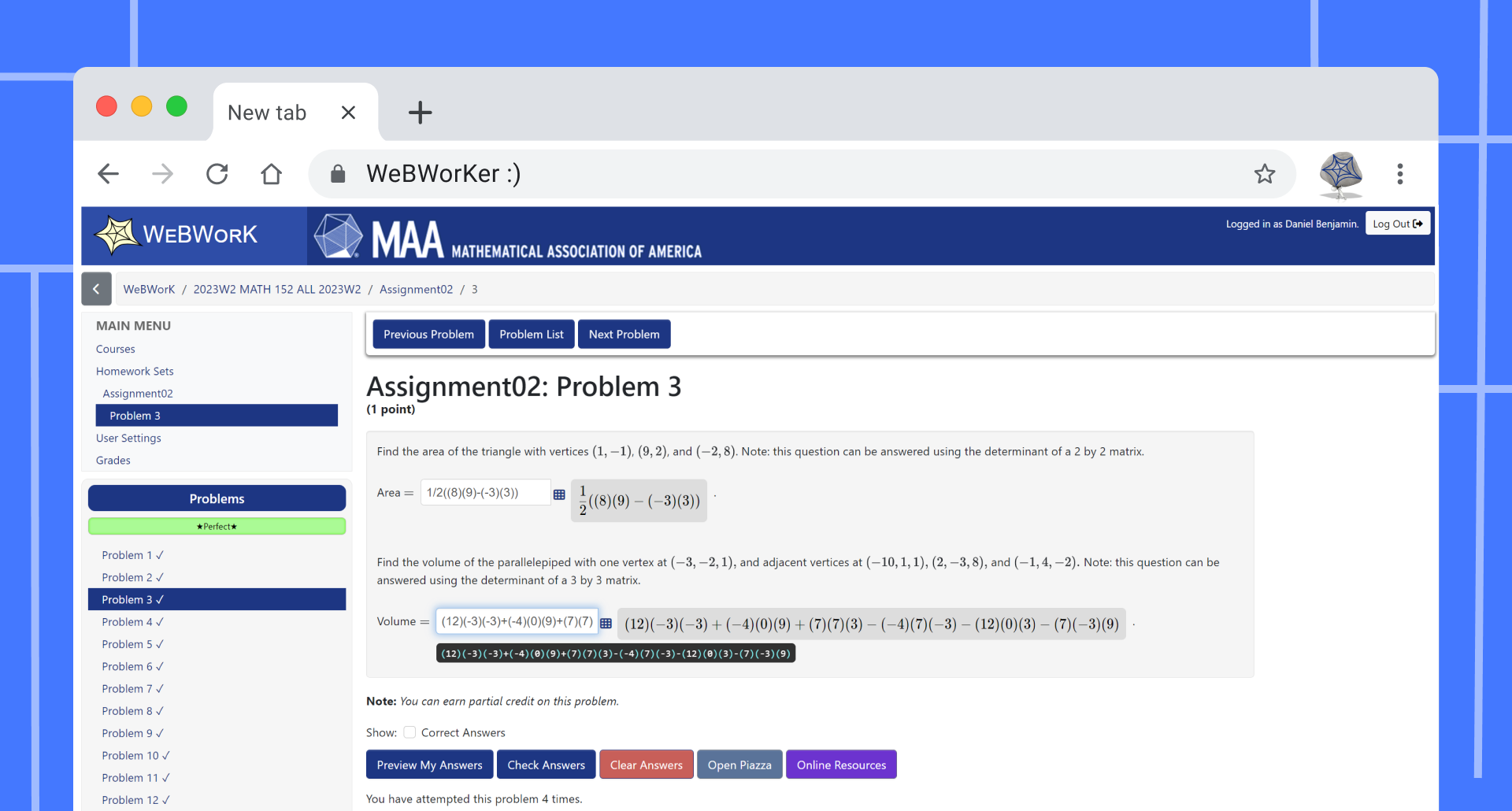 WeBWorKer Chrome Extension